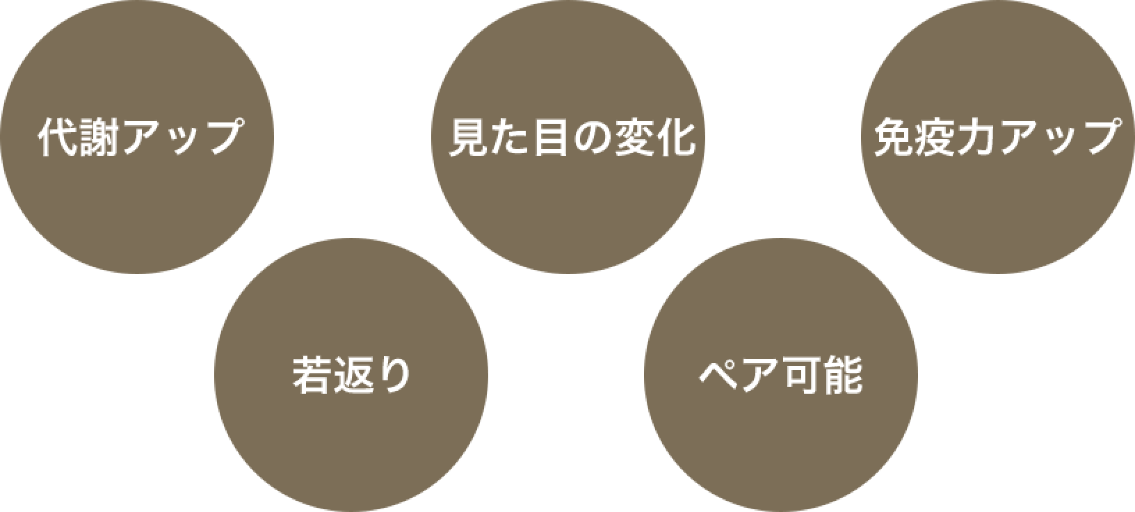 代謝アップ　見た目の変化　免疫力アップ　若返り　ペア可能